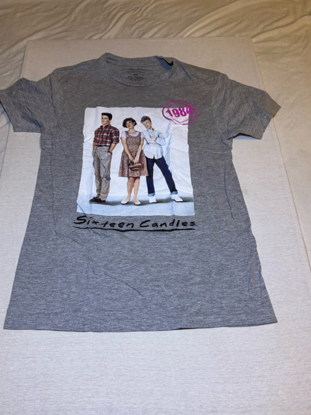 Gray 'Sixteen Candles' Graphic Tee - Classic Movie Shirt